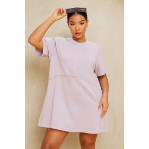 Sweaty Betty T-Shirt Dress Purple Relaxed Fit Short Sleeve Women’s Medium